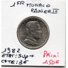 Monaco 1 Franc 1982 Sup+ Gad.150 Rainier III