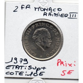 Monaco Rainier III 2 Francs 1979 Sup+, Gad.151