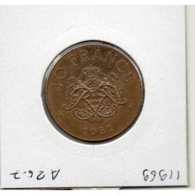 Monaco Rainier III 10 Francs 1981 Sup+, Gad.157