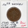 10 francs Mathieu 1983 tranche B TTB