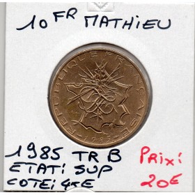 10 francs Mathieu 1985 tranche B Sup