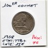 100 francs Cochet 1958 TTB+