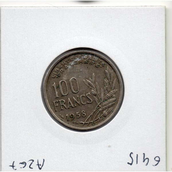 100 francs Cochet 1958 TTB+