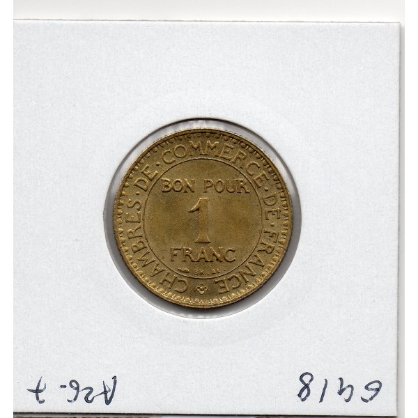 Bon pour 1 franc Commerce Industrie 1924 Sup