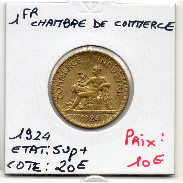 Bon pour 1 franc Commerce Industrie 1924 Sup+
