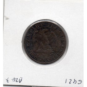 5 centimes Napoléon III tête nue 1856 MA Marseille TB+