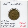10 francs Coq Guiraud 1954 TTB