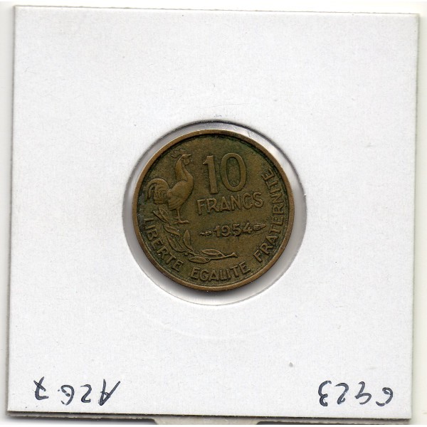 10 francs Coq Guiraud 1954 TTB