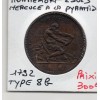 Monneron 2 sols Type 8b 1792 Sup-, hercule et Pyramide