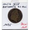 Jeton Louis XIV Laiton les batiments du roi 1695