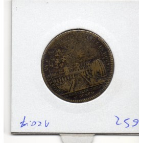 Jeton Louis XIV Laiton les batiments du roi 1695