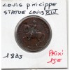 Medaille Louis Philippe statue equestre Louis XIV, Carpentier 1835