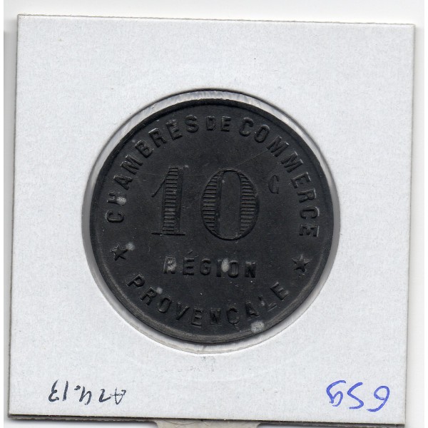 10 centimes Région Provençale de la chambre de commerce ND
