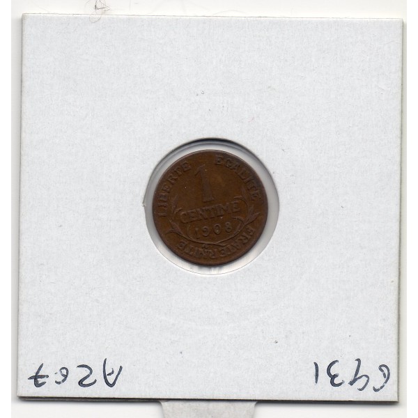 1 centime Dupuis 1908 TTB+
