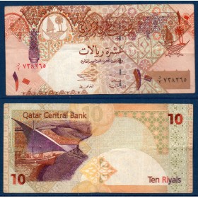 Qatar P.22, TTB Billet de 10 Riyals 2003