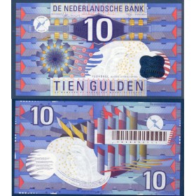 Pays Bas P.99, neuf Billet de 10 Gulden 1997