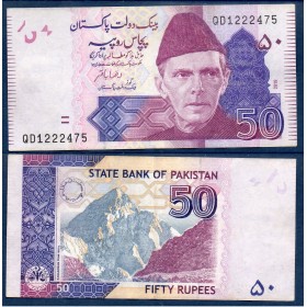 Pakistan P.47m, TTB Billet de 50 Rupees 2019 Montagne K2