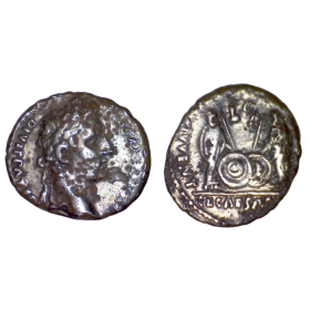 Denier d'Auguste (-2 à 4) RIC.207 Caius et Lucius Lyon fourré