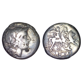Denier anonyme (-179 à -169), sear.67 atelier Rome
