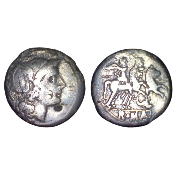 Denier anonyme (-179 à -169), sear.67 atelier Rome