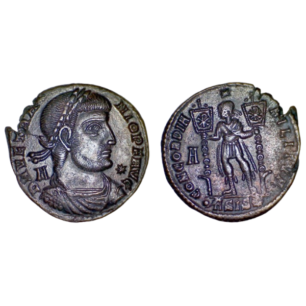 AE2 Vetranion (350), RIC 285 CONCORDIA MILITVM Siscia