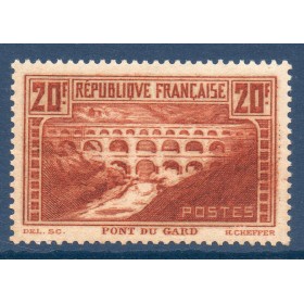Yvert No 262d Pont du Gard Type IIA  neuf **