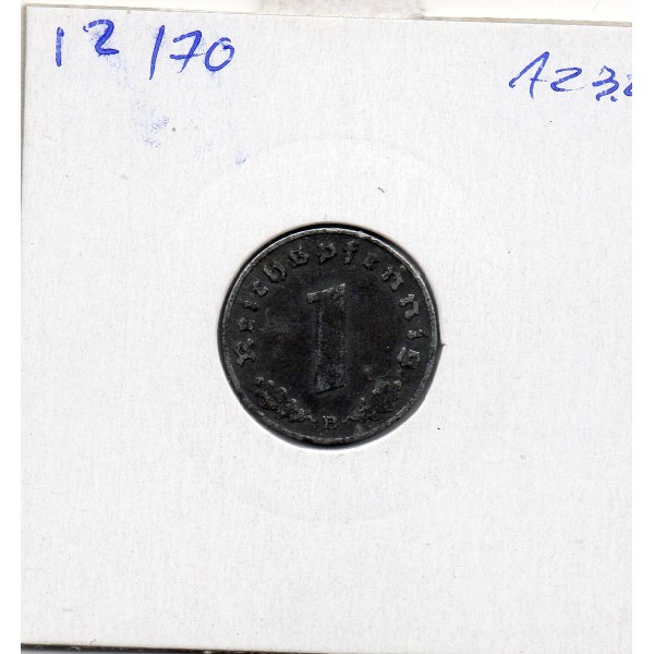 Allemagne 1 reichspfennig 1943 B, TTB KM.97