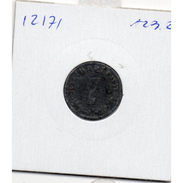 Allemagne 1 reichspfennig 1942 G, TTB KM.97 Karlsruhe