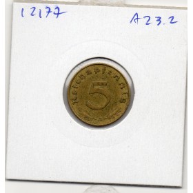 Allemagne 5 reichspfennig 1938 A, TTB KM.91 berlin