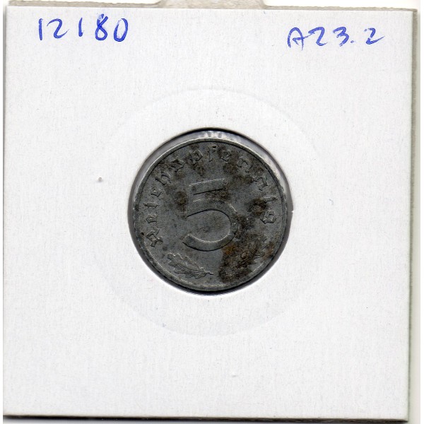 Allemagne 5 reichspfennig 1941 A, TTB KM.100 Berlin