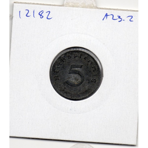 Allemagne 5 reichspfennig 1942 A, TTB KM.100 Berlin