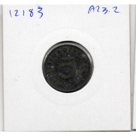 Allemagne 5 reichspfennig 1941 F, TTB KM.100 Stuttgart