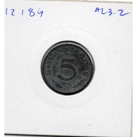 Allemagne 5 reichspfennig 1942 A, TTB KM.100 Berlin