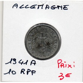 Allemagne 10 reichspfennig 1941 A, TTB KM.101 Berlin