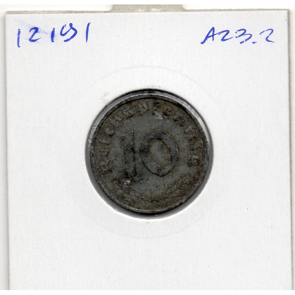 Allemagne 10 reichspfennig 1940 A, TTB KM.101