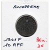 Allemagne 10 reichspfennig 1941 F, TTB KM.101 Stuttgart