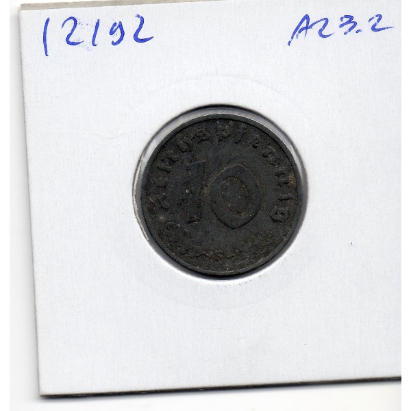 Allemagne 10 reichspfennig 1941 F, TTB KM.101 Stuttgart