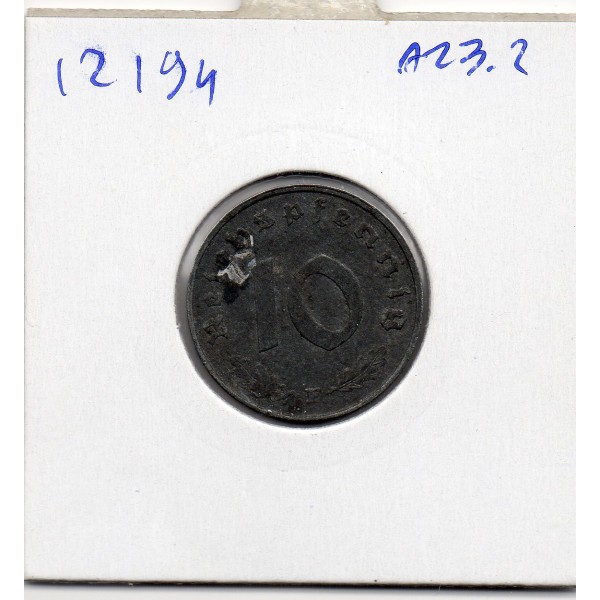 Allemagne 10 reichspfennig 1941 F, TTB KM.101 Stuttgart