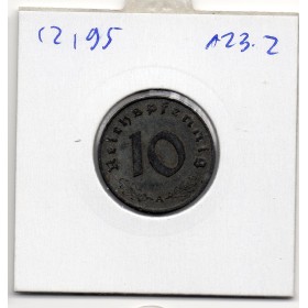 Allemagne 10 reichspfennig 1942 A, TTB KM.101 Berlin