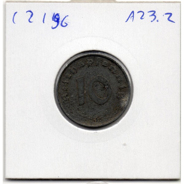 Allemagne 10 reichspfennig 1941 J, TTB KM.101