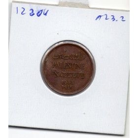 Palestine 1 Mil 1943 TTB+, KM.1 mandat britanique