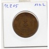 Chine 10 cash 1912, TTB, KM Y301 drapeaux