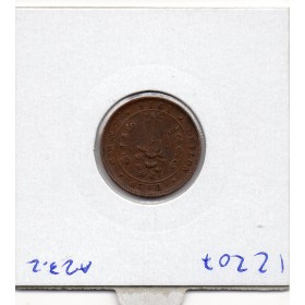Ceylan 1/2 cent 1914 TTB, KM.106 Georges V