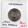 Cameroun 100 francs 1972 Sup, KM.16 Antilopes