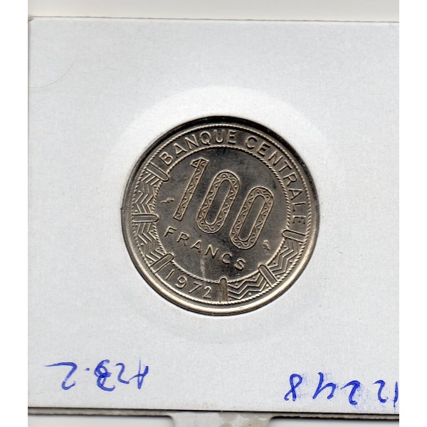 Cameroun 100 francs 1972 Sup, KM.16 Antilopes