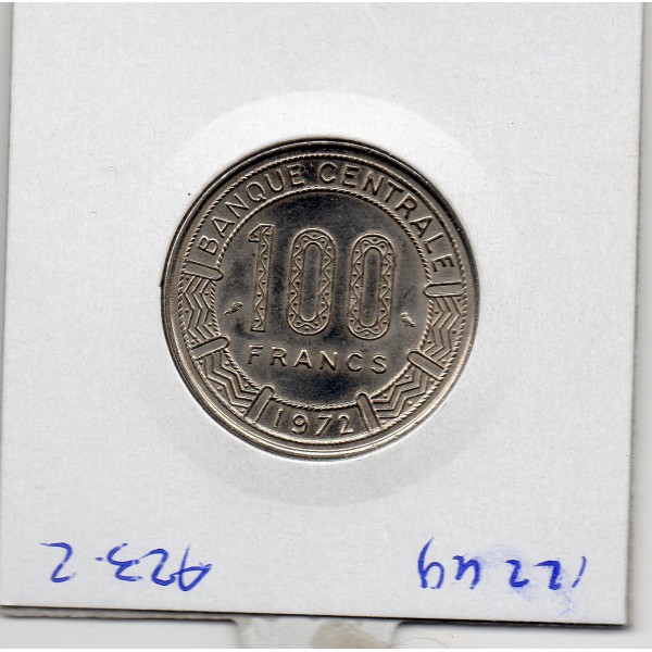 Cameroun 100 francs 1972 Spl, KM.16 Antilopes