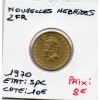 Nouvelles Hébrides 2 Francs 1970 Spl, Lec.10