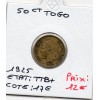 Togo, 50 centimes 1925 TTB+, Lec.8