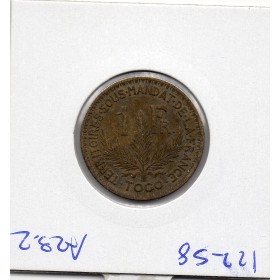 Togo, 1 franc 1925 TTB-, Lec.12