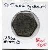 Djibouti 50 centimes 1920 B, Lec.95 Chambre de commerce